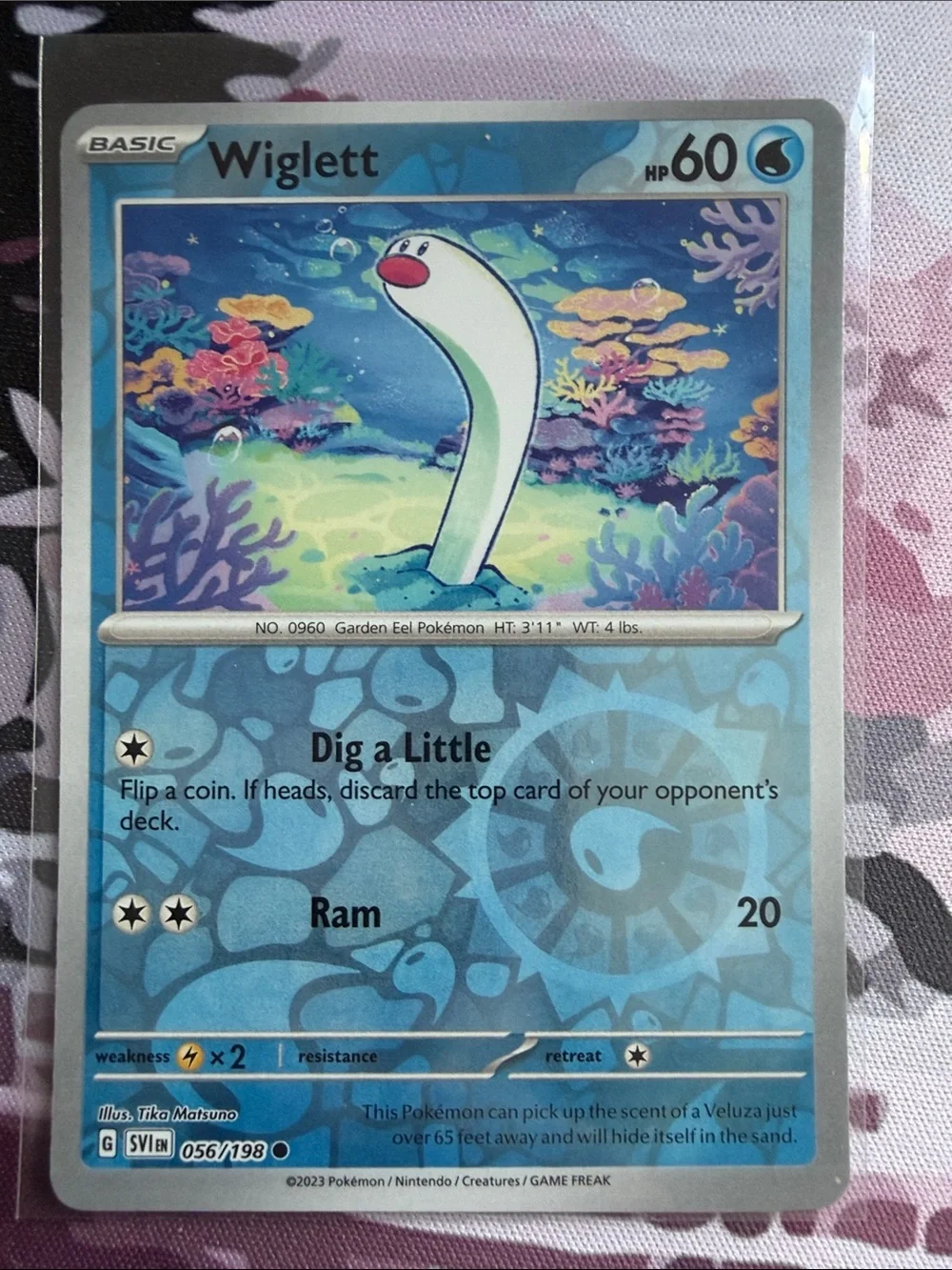 🌊 Wiglett & Wugtrio Pokémon Evolution Reverse Holo Card Lot | 7 Cards ✨5/$25✨